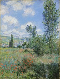 Pohled na Vétheuil od Claude Monet