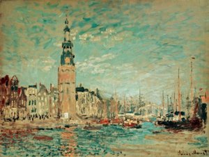 Pohled z Montalban Tower, Amsterdam od Claude Monet
