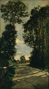 Procházka (Road of the Farm Saint-Siméon) od Claude Monet