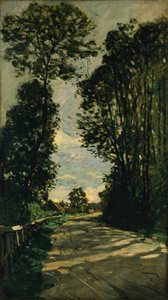 Walk Road of the Farm Saint-Siméon, 1864 od Claude Monet