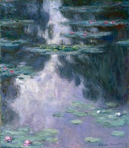 Lekníny (Nympheas) 1907 (olej na plátně) od Claude Monet