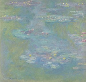 Lekníny; Nympheas, 1908 od Claude Monet