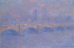 Waterloo Bridge, Efekt slunečního světla od Claude Monet