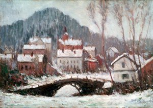 Zimní krajina, 1895. od Claude Monet