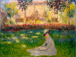 Žena v zahradě, 1876. od Claude Monet
