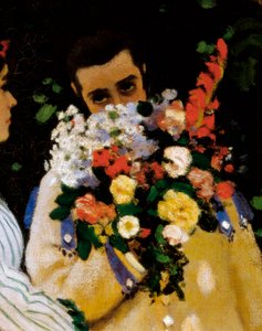 Ženy v zahradě, detail od Claude Monet