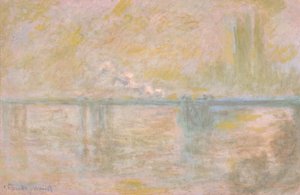 Most Charing Cross, Londýn od Claude Monet