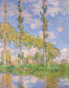 Topoly na slunci od Claude Monet