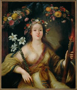 Flora ... (malba na plátně) od Claude Vignon
