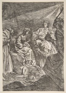 Klanění tří králů, 1619. od Claude Vignon