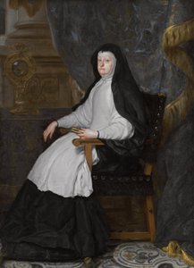 německy: Maria Anna von Österreich, Gemahlin König Philipps IV von Spanien, als Witwe Mariana Rakouská, choť španělského krále Filipa IV., jako vdova od Claudio Coello