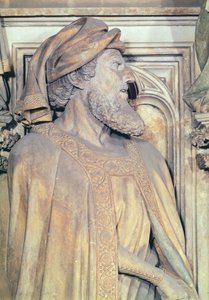 Mojžíšova studna, detail Daniela z šestihranného podstavce, kámen 1395-1404