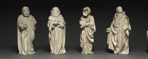 Truchlící z hrobky Filipa Smělého, vévody z Burgundska, 1404-10 od Claus de Werve