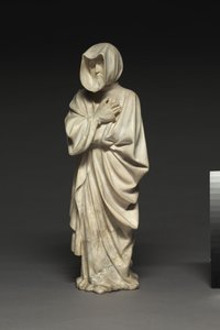 Dva plačci z hrobky Filipa Smělého, vévody z Burgundska, 1404-10 od Claus de Werve