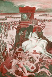 Ilustrace k Iliadě od Homera od Clement Goutier