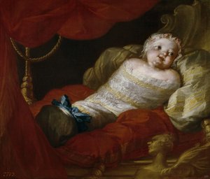 Infanta Isabella Bourbonská, princezna z Neapole od Clemente Ruta