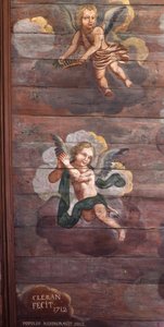 Locquirec (Finistère) / Kostel Saint-Jacques, malované klenby (foto) od Cleran