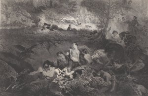 Sny o lovu, 1858. od Célestin Nanteuil