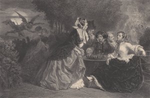 The Daughters of the Devil The Creature, ca. 1848-62. od Célestin Nanteuil