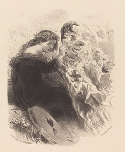 Žena za maskou od Célestin Nanteuil