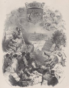 Titulní strana pro starověké a moderní umělce, sv. IX, ca. 1848-62.