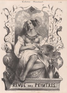 Titulní strana pro Revue de Peintres, 1835. od Célestin Nanteuil