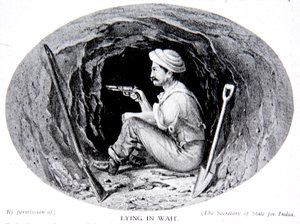 Čekání, ilustrace z „Dějiny národa“ od Clifford Henry Mecham