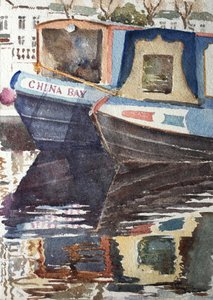 Malé Benátky, časné jaro, 2017 (akvarel) od Clive Wilson