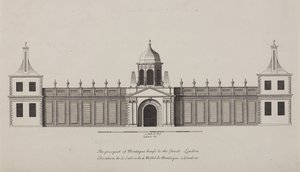Britské muzeum, Holborn, kolem roku 1750