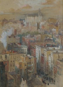 Pohled na New York City, c.1910
