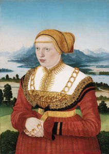Portrét Kateřiny Knoblauchové (1513-1542) od Conrad Faber von Kreuznach