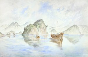 Nagasaki, Japonsko: (akvarel)