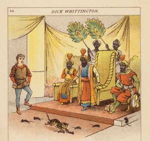 Dick Whittington (barevná litografie) od Constance Haslewood