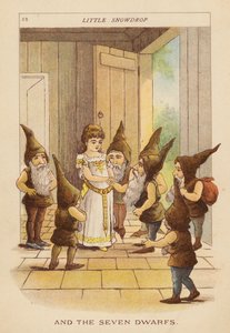 Malá sněženka (barevná litografie) od Constance Haslewood