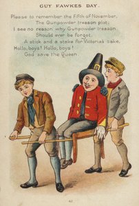 Říkanka: Guy Fawkes Day (chromolitho) od Constance Haslewood
