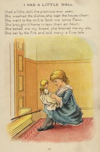 Říkanka: I Had A Little Doll (chromolitho)