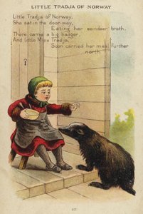 Říkanka: Little Tradja Of Norway (chromolitho) od Constance Haslewood