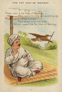 Říkanka: The Fat Man Of Bombay (chromolitho) od Constance Haslewood