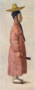 Korejský ženich se svým zvláštním kloboukem (barva litho) od Constance J.D. Coulson