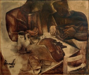 Constant Permeke, "Černý chléb" / Olej na plátně, 1923 od Constant Permeke