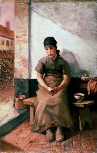 Snídaně pro služebné, 80. léta 19. století.