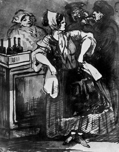 Le Comptoir, 19. století, 1930. od Constantin Guys