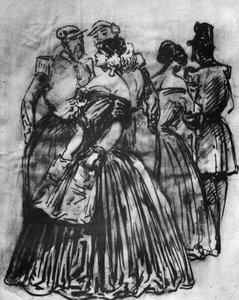 Mimo službu, 19. století, 1930 od Constantin Guys