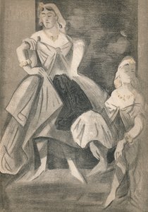 Portrét od Constantina Guyse, c1860, 1939 od Constantin Guys