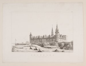 Dánština: Kronborg při pohledu ze severozápadní strany od Constantin Hansen