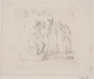 Ruský námořník v Toldbodenu od Constantin Hansen