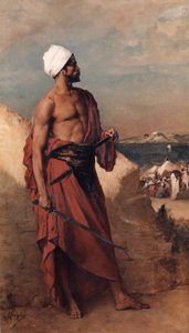 Arabská stráž od Constantin Meunier