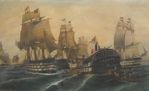 Bitva o Trafalgar od Constantinos Volanakis