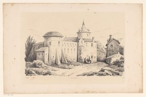Pevnost ve vesnici Krajina (název série) od Constantinus Cornelis Huysmans