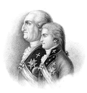Karel IV., španělský král a jeho syn Ferdinand VII., 19. století